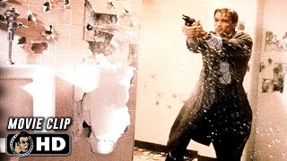 Bathroom Fight Scene  TRUE LIES 1994 Movie CLIP HD [upl. by Sitnerp]