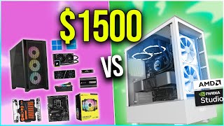 Gaming PC Build VS Prebuilt  1500 Budget 💸 [upl. by Nileuqcaj]