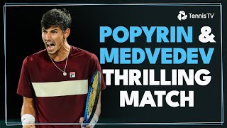 Thrilling Daniil Medvedev amp Alexei Popyrin Encounter 🔥  Paris 2024 Highlights [upl. by Oicul974]