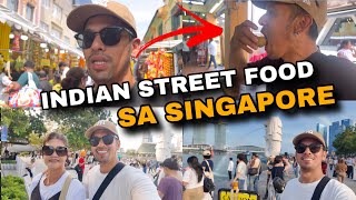 DAY 3 INDIAN STREET FOOD  MERLION AND CHINA TOWN IN SINGAPORE  Travel in Singapore [upl. by Enirehtacyram]