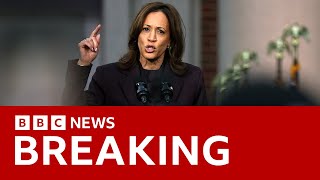 Kamala Harris delivers concession speech after Donald Trump’s US election win  BBC News [upl. by Blim654]