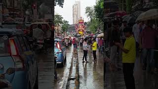 ganpati bappa marathisong latamangeshkar festival vibes love mumbaiganpatiaagman2024 reels [upl. by Gombach]