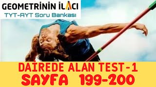 Geometrinin İlacı TYTAYT Soru Bankası DAİRENİN ALANI TEST 1 SAYFA 199200 [upl. by Jaddan]