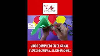 shorts FLORES DE CARNAVAL [upl. by Eirahs]