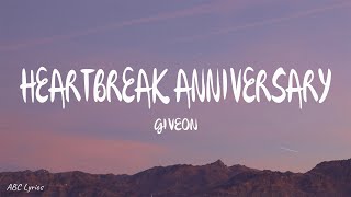 Giveon  Heartbreak Anniversary Lyrics [upl. by Wil32]