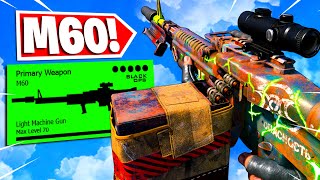 the M60 is OVERPOWERED in WARZONE 🔥 BEST M60 CLASS SETUPLOADOUT NO RECOIL [upl. by Nosnhoj]