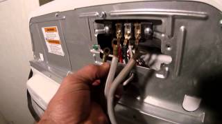 Changing a 4 prong Dryer for a 3 prong Outlet easy [upl. by Ynogoham]