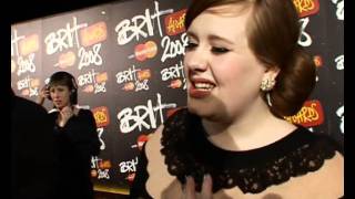 Adele interview at the BRIT Awards [upl. by Conlen]