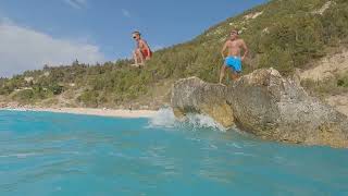 lefkada whater jump 2 [upl. by Rahas]