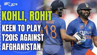 India Squad For Afghanistan T20Is Kohli Rohit Keen To Play Announcement Likely Today  Report [upl. by Ayahs499]