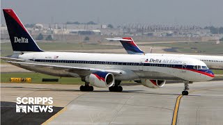 Bam we got hit  Delta planes clip each other on tarmac at Atlanta airport [upl. by Cristina461]