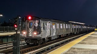 NYC Subway R160 F Express Trains to Manhattan with Rail Grinder [upl. by Eceryt131]