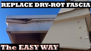 How to replace wood Fascia easily 1x3 and 2x8 with flashing  Lacey Family Farms [upl. by Elspeth489]