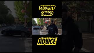 SECURITY GUARD TRAINING IMPORTANT ADVICE FOR GUARDS securityguard securityguardlife iykyk viral [upl. by Balthazar]