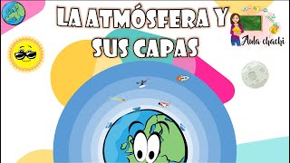 La Atmósfera y sus capas  Aula chachi  Vídeos educativos para niños [upl. by Zachar564]