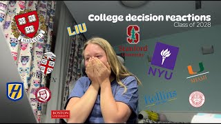 College decision reactions 2024  International Student [upl. by Ahsenak]