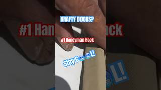 Entry Door Seal Replacement 1 Handyman Hack for Drafty Doors doorjam doorrepair handyrepair [upl. by Wolfy]