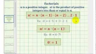 Ex 1 Simplify Expressions with Factorials [upl. by Drofiar581]