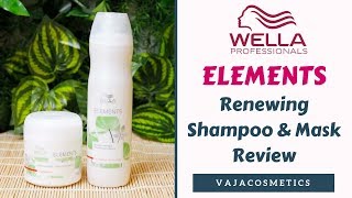 Wella Professional Elements Renewing Shampoo amp Mask Review [upl. by Eilitan]