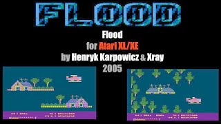 Flood Atari XLXE game [upl. by Amesari]