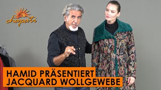 Hamid präsentiert recyceltes Jacquard Wollgewebe [upl. by Ylimme]