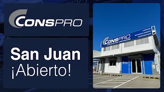 ¡Ya abrió Nueva Tienda Conspro en San Juan [upl. by Ikuy]