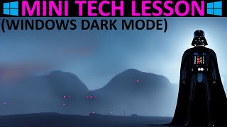 How to turn on Dark Mode in Windows 11 [upl. by Fleeta133]