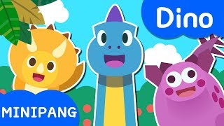 Dino Song  Miniforce  Nursery rhymes  Dinosaur Songs  MiniPang TV Kids Song [upl. by Liban]