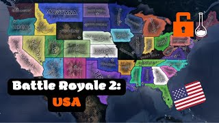 Battle Royale Season 2 USA  Hoi4 Timelapse [upl. by Annaya189]