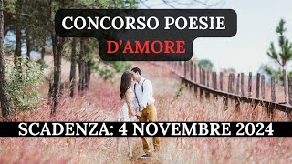 Concorso Poesie d’Amore Inedite poesia amore concorso booktok librichepassione leggere [upl. by Theresita]