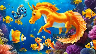 Sea Animals Story For Preschoolers  Bedtime Story With Sea Animals [upl. by Landis]