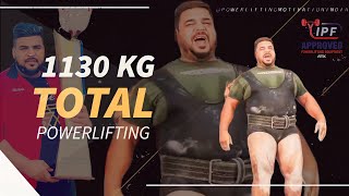 IPF POWERLIFTING 1130KG TOTAL AMANPREET SINGH  Railways [upl. by Ennoira595]