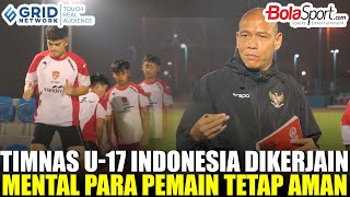 Nova Arianto Minta Skuad Timnas U17 Indonesia Tak Terpengaruh Atas Gangguan Kuwait di Sesi Latihan [upl. by Cogn]