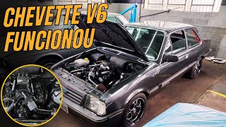 CHEVETTE V6 FUNCIONOU  É INSANO O RONCO DESSE MOTOR [upl. by Axela29]