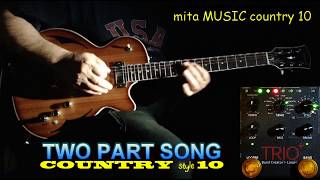 Digitech TRIO Country style 10 Bluesy Ballad Two Parts Song [upl. by Hilaria]