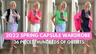 How to Create a Spring Capsule Wardrobe 2022 [upl. by Fernande]