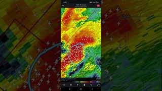 Confirmed large tornado approaching Idabel Oklahoma 11422 [upl. by Ala]