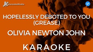 Grease  Olivia Newton John  Hopelessly deboted to you Karaoke [upl. by Medlin291]