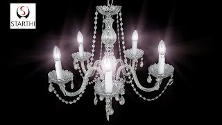 Starthi 5Light Crystal Chandelier Assembling Video [upl. by Yendroc976]