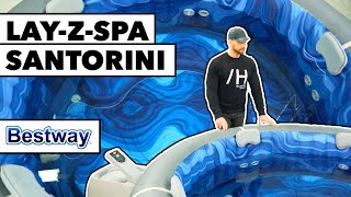 LayZSpa Santorini Whirlpool von Bestway  Schneider Home [upl. by Asiram491]