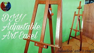 How To Make An Adjustable Art Easel [upl. by Notsob]