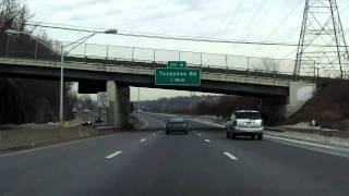 New York State Thruway Interstate 87 Exits 1 to 6A northbound [upl. by Trout911]