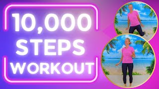 10000 Steps Walking Workout Challenge to Burn Fat and Get Fit [upl. by Aissela128]