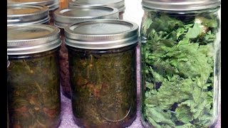 Canning Collard Green Southern Style [upl. by Salamanca]