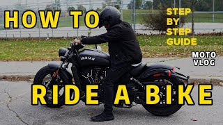 How to Ride a Motorcycle  for Beginners [upl. by Nazar]