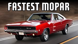 10 Fastest Classic Mopar Muscle Cars [upl. by Ninehc]