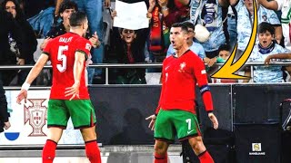 Portugal vs Scotland 21  Ronaldos Winning Goal  Bruno Fernandes Scores  Match Highlights [upl. by Lamak929]