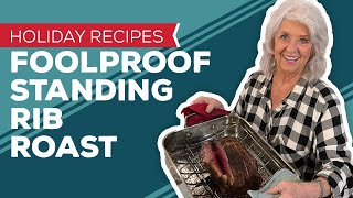 Holiday Cooking amp Baking Recipes Foolproof Standing Rib Roast Recipe [upl. by Sucramal]