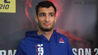 Gegard Mousasi full interview at UFC 210 open workouts [upl. by Nomit]