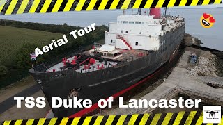 The Duke of Lancaster Mostyn  AKA the Fun Ship  Aerial Tour [upl. by Penrod]